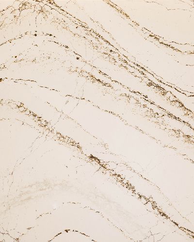 Elegant white marble with gold veining.