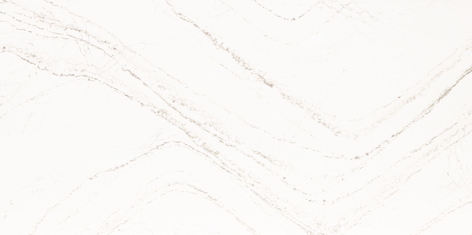 White marble with subtle gray veining pattern.