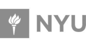 NYU logo with torch symbol.