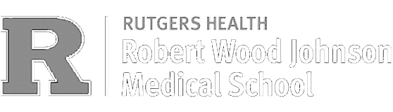 Rutgers Health logo and Medical School name